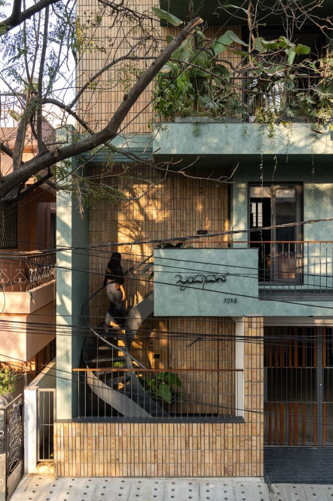 Brindavan Cantilevered Balcony & Spiral Stair