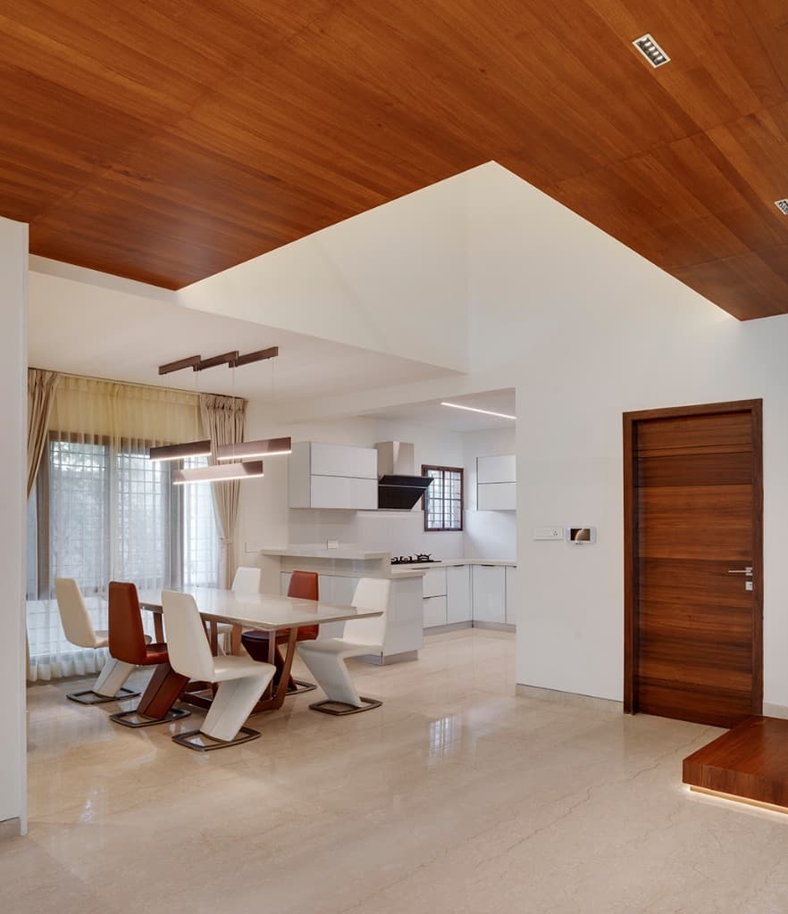 Open Dining Pavilion & Modular Kitchen