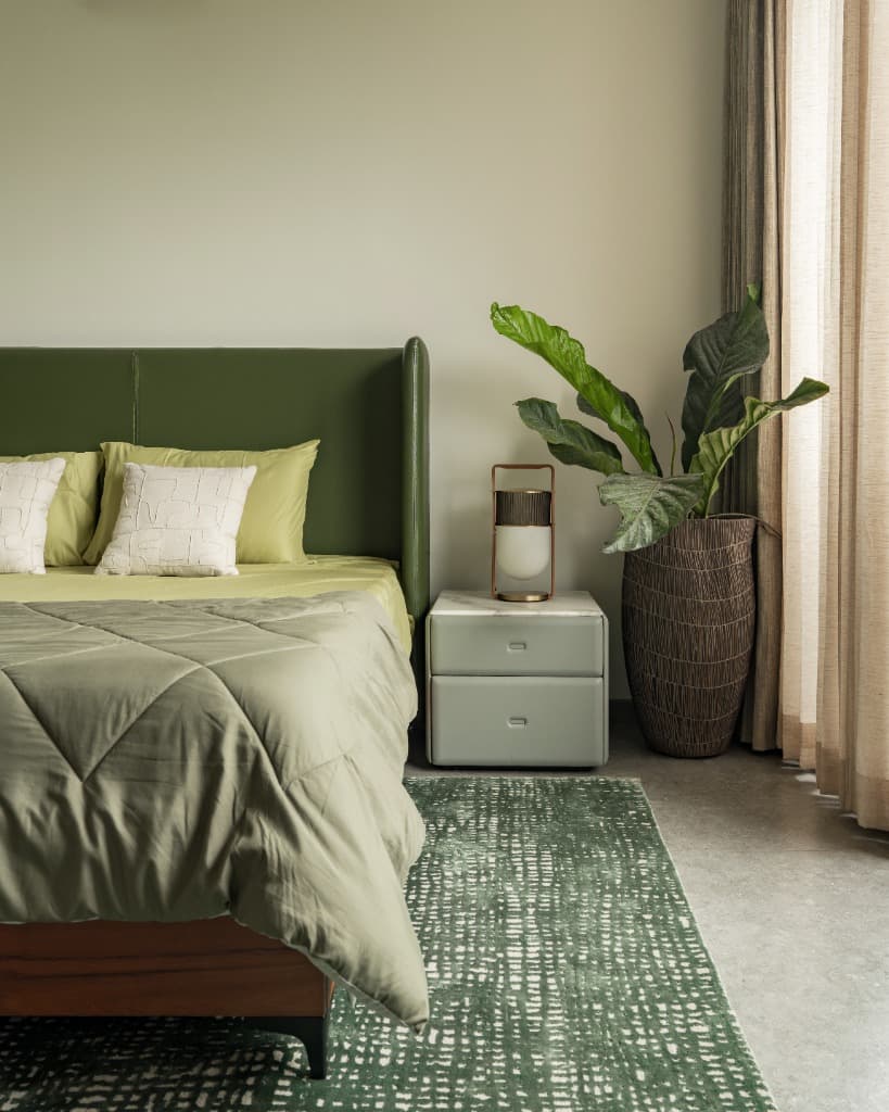 Olive Green Master Bedroom Suite