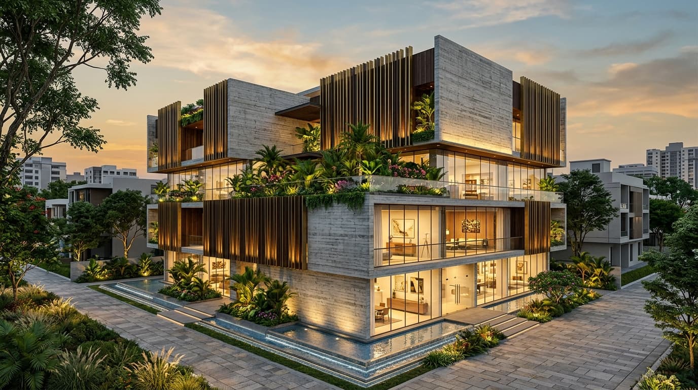 Techno Architecture — PRAANA COMMERCIAL COMMONS