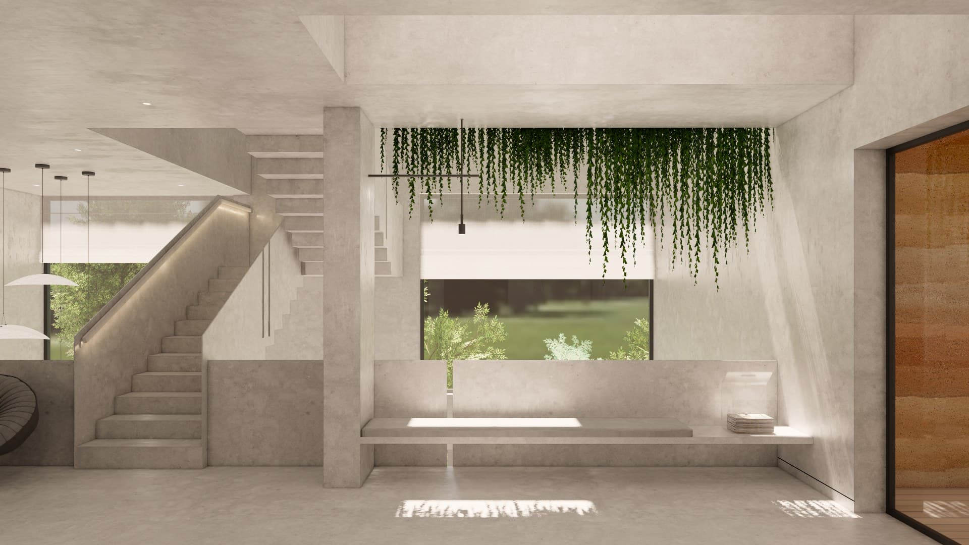Entry approach and landscape integration