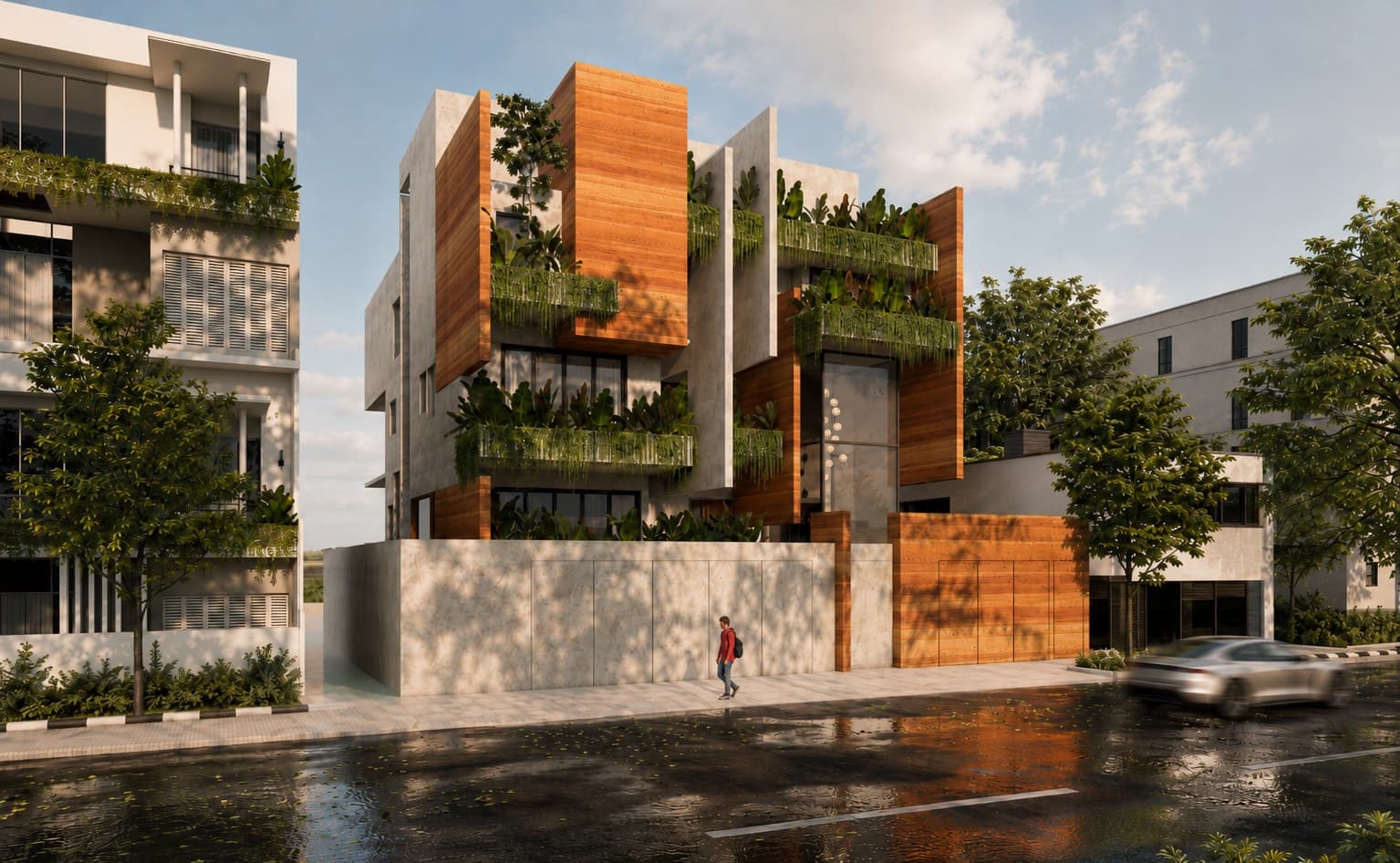 Corner volumetric perspective