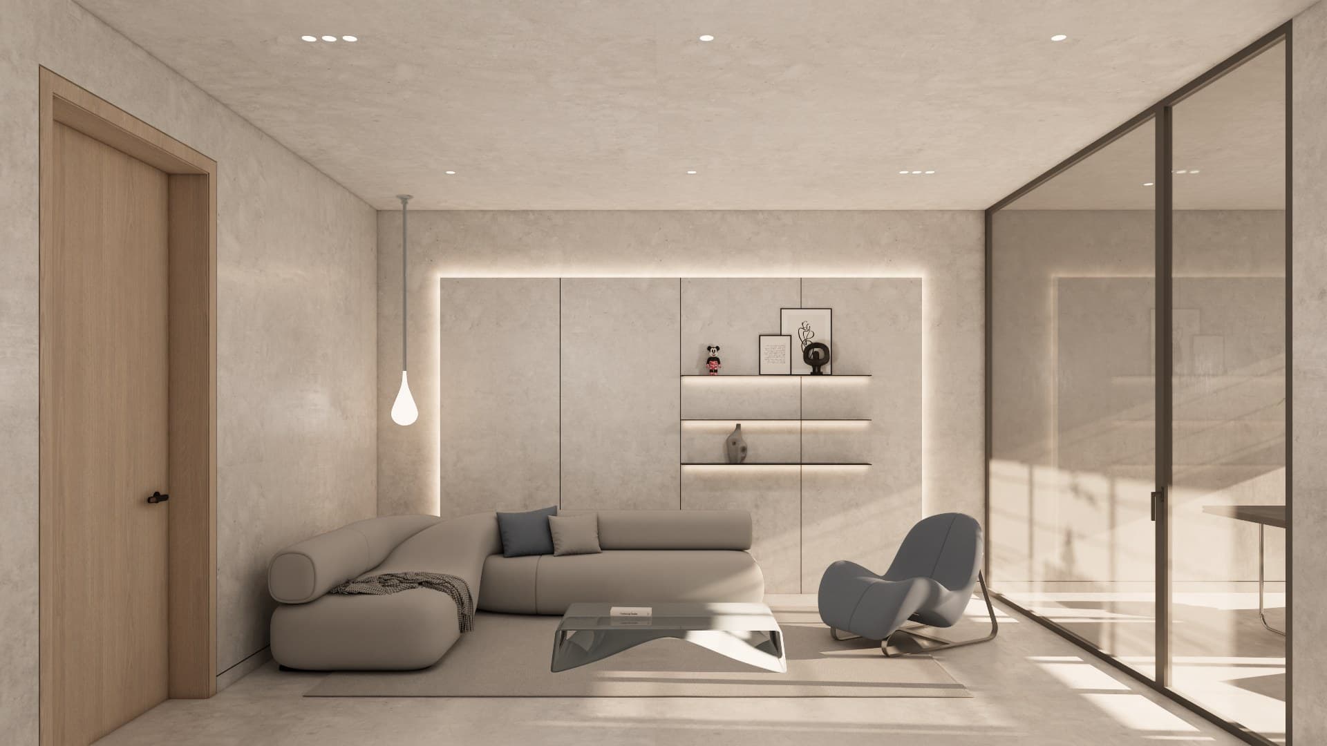 Lateral facade articulation