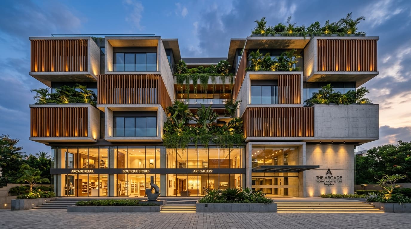 Techno Architecture — URVI COMMERCIAL HUB